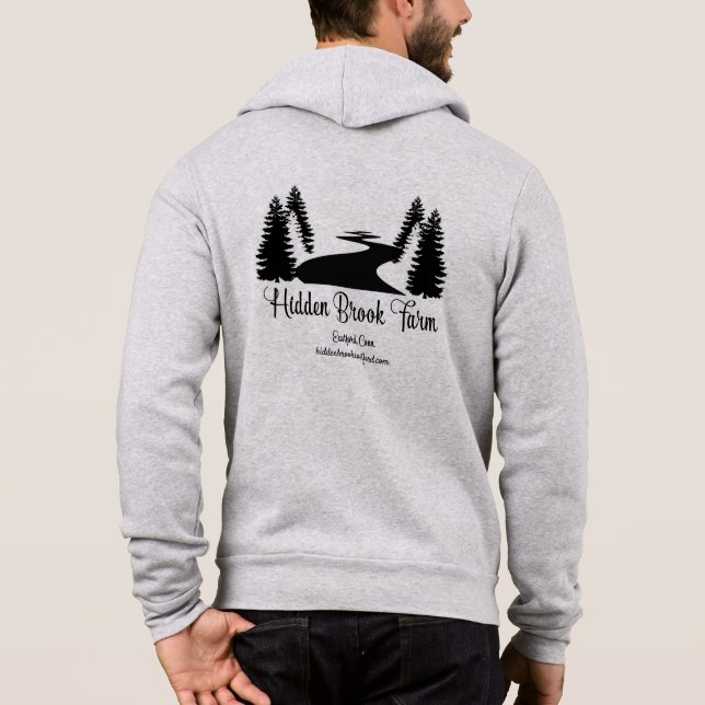 Gömd bäcklantgårdmanar Hoodie för vinande T-shirt (Baksida)