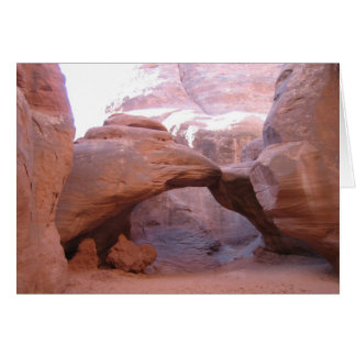 Gömd båge hälsningskort