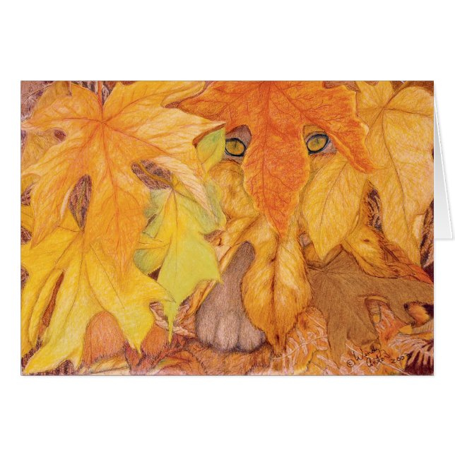 Gömd dagordning hälsningskort (Framsidan Horizontal)