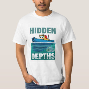 Gömd djupbogserbåt t shirt