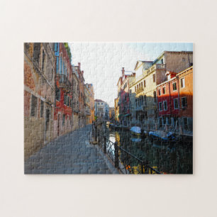 Gömd kanal i Venedig - pussel