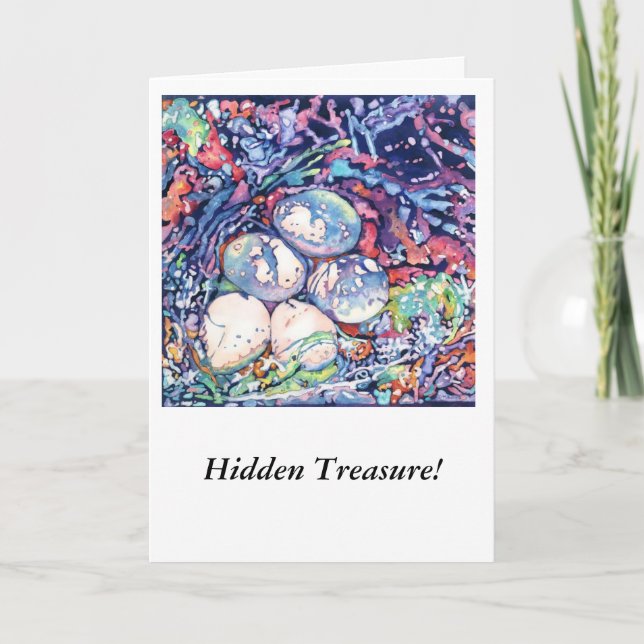 Gömd skatt! helgkort (Framsida)