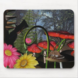 Gömd tokig Hattermousepad Musmatta