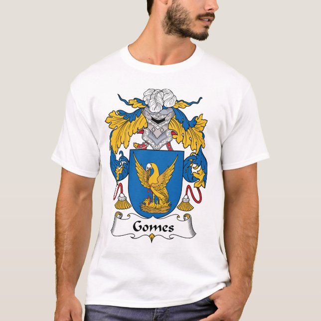 Gomes familjvapensköld t shirt (Framsida)