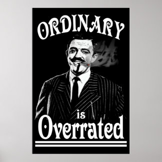 Gomez Addams ordinär är överskattad Poster