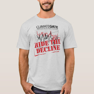Gömma nedgången - Climategate T-shirt
