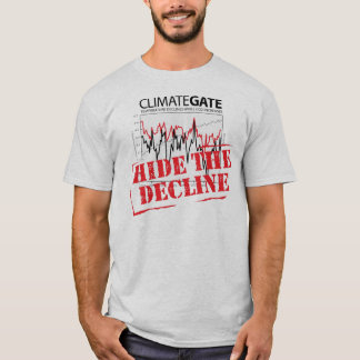 Gömma nedgången - Climategate T-shirt