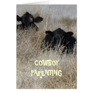 Gömma och gå sökanden - Cowboybarnuppfostran Hälsningskort