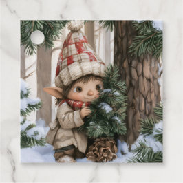Gömma och Sök Tomte Gåvor Etiketter