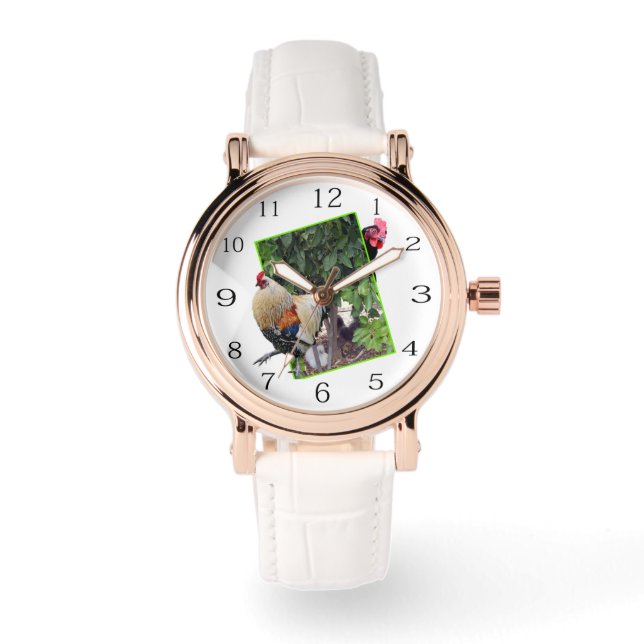 Gömma och söka: Chicken Peekaboo-design, Armbandsur (Framsida)