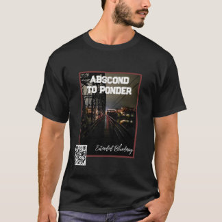 Gömma sig för att begrunda 'Street' QR T Shirt