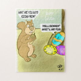 Gömmande Påsk Jigszawa Puzzle Pussel