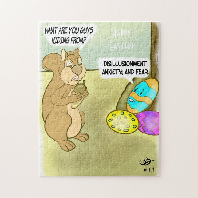 Gömmande Påsk Jigszawa Puzzle Pussel (Vertikal)