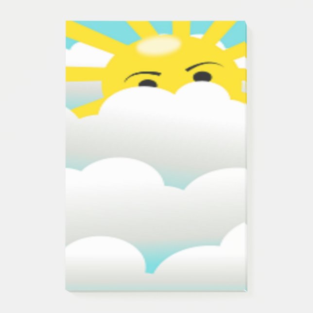 GÖMMANDE SOL POST-IT BLOCK (Framsida)