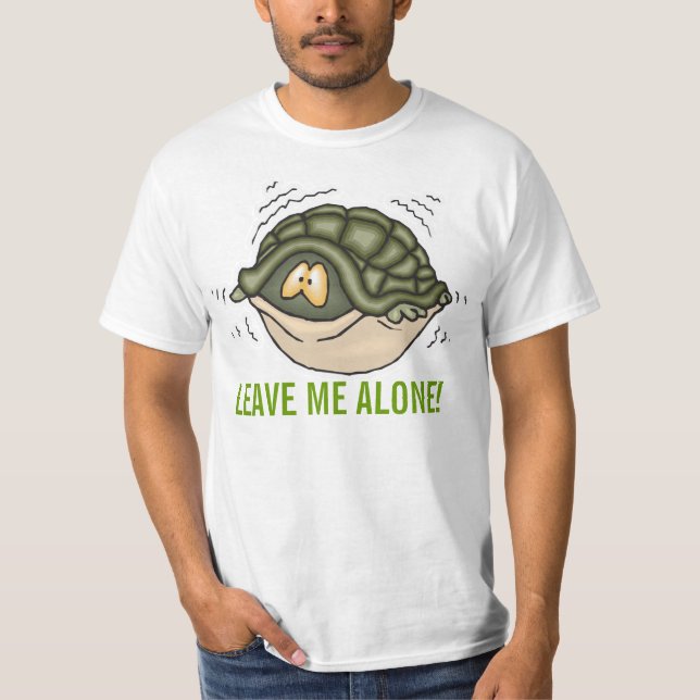 gömmer i snäcka i sköldpadda lämnar ensam t-shirt (Framsida)