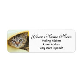 Gömmer Kitten-Returadress Returadress Etikett