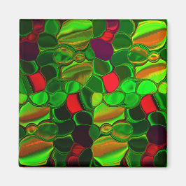 Gomos coloridos com efeito cromado magnet