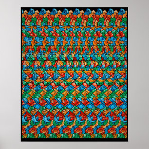 Gömt 3D Stereogram Poster - Jolly Roger