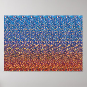 Gömt 3D-stereogram Poster - tidigare skyddare