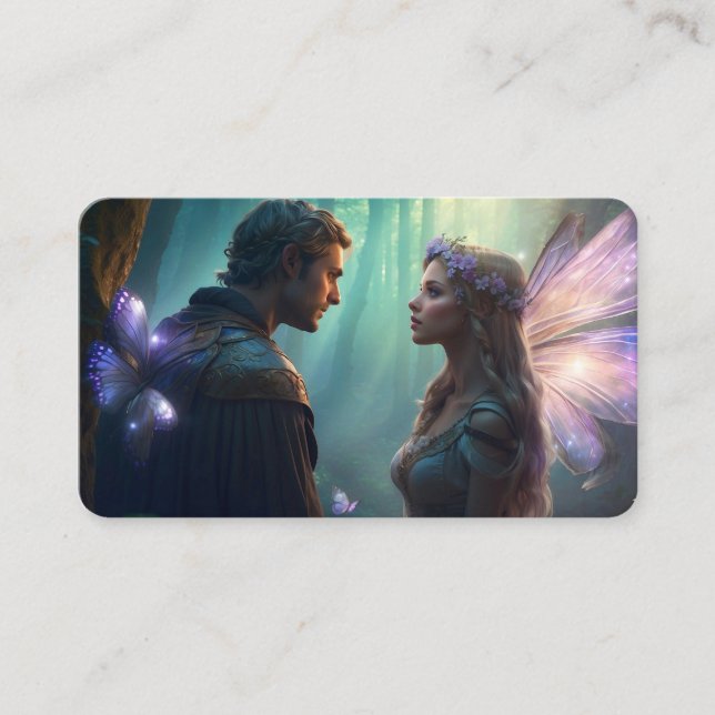 Gömt Älskare i Forest Grove Bookmark Visitkort (Framsida)