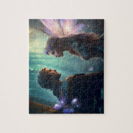 Gömt Älskare i skogsområdet Pussel