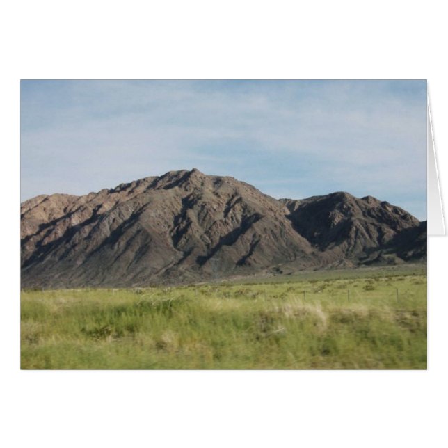 gömt ansikte-berg OBS kort (Framsidan Horizontal)