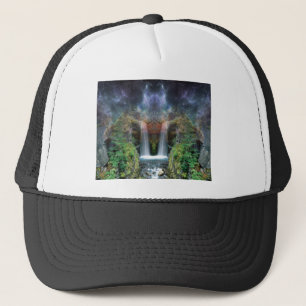 Gömt Ansikte i Fantasy Waterfalls Keps