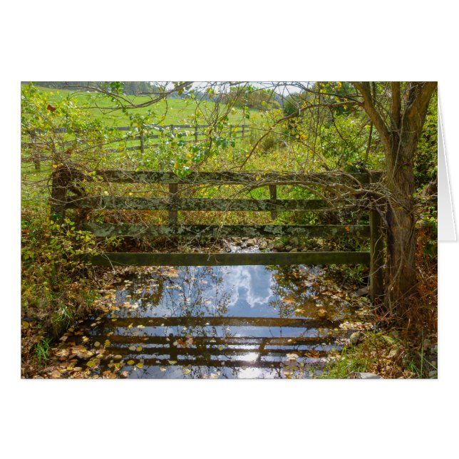 Gömt Bäck Hälsningskort (Framsidan Horizontal)