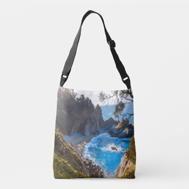 Gömt Beach Paradise Ocean Vinkarare Axelväska (Baksida)