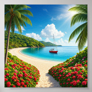 Gömt Beach Paradise Poster