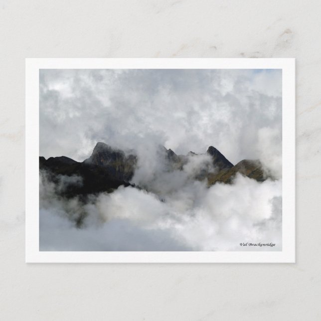 "Gömt berg"-vykort Vykort (Framsida)