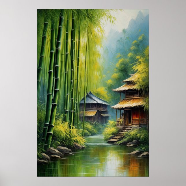 Gömt by i Bamboo Embrace Poster (Framsidan)