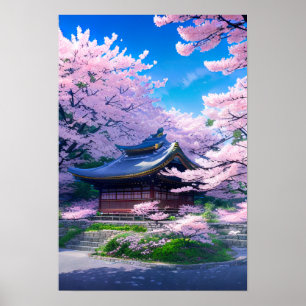Gömt cancer, Blommar av körsbär (Shrine) Poster