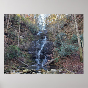Gömt Forest Waterfall Poster