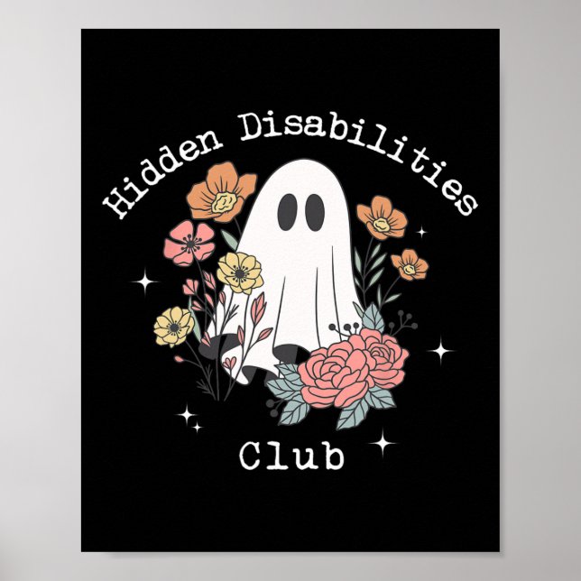 Gömt funktionsnedsättning Osynlig handikappautism  Poster (Framsidan)