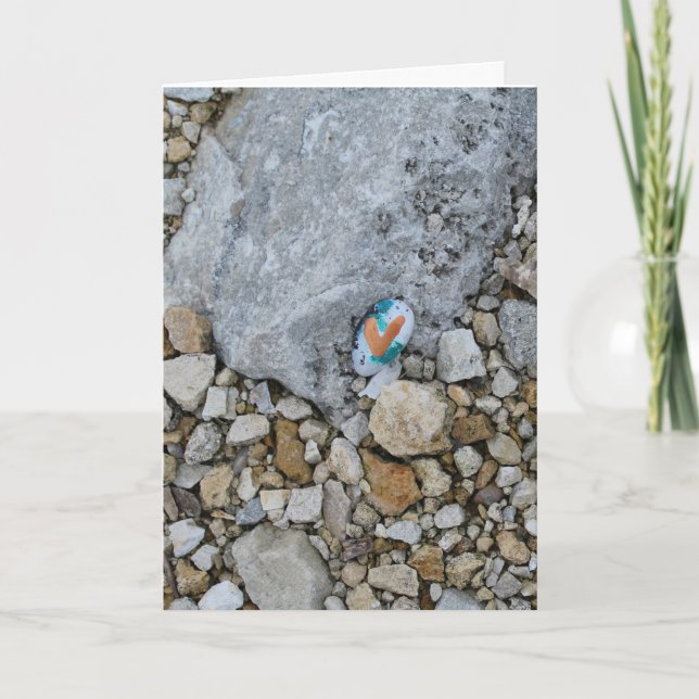 Gömt Heart Sten på Sten Kort (Framsida)