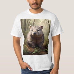 "Gömt i Bush: En Aussie Wombat i Vilden" T Shirt