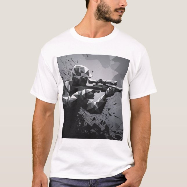 Gömt i klarsynt t shirt (Framsida)
