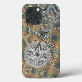 Gömt känslig kamouflage och text