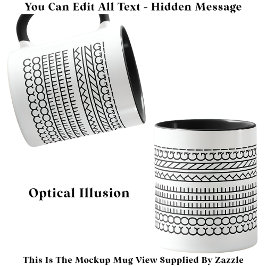 Gömt Message Coffee Kung 115B FUNNY Novelty Mugg