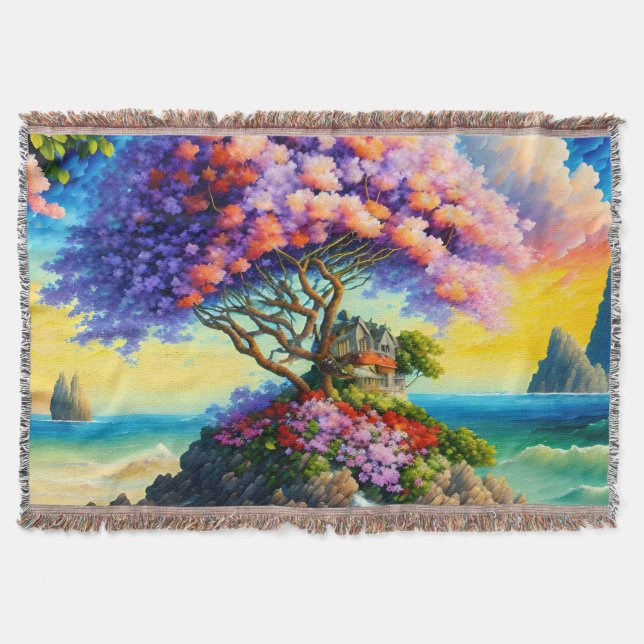 Gömt ö i Oceanen Filt (Framsidan)