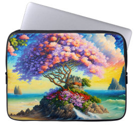 Gömt ö i Oceanen Laptop Fodral