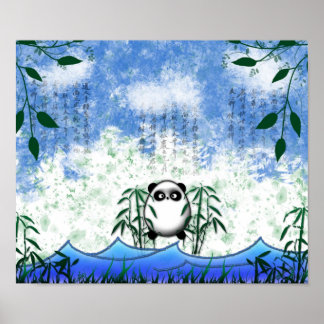 gömt panda poster