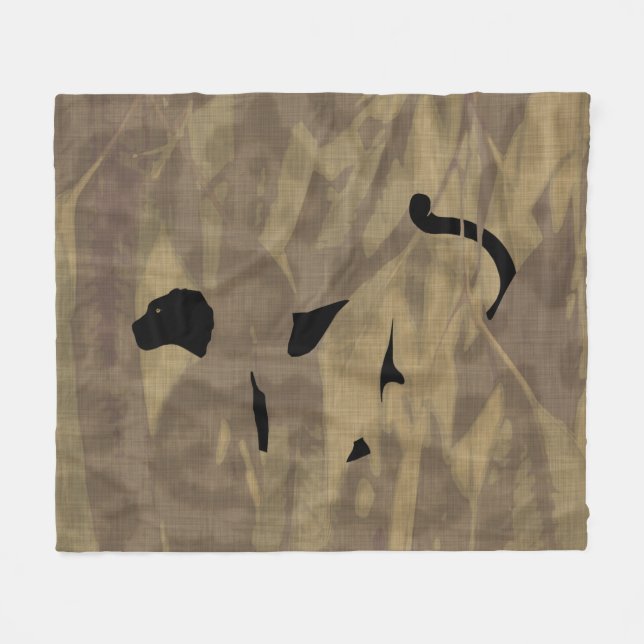 Gömt Panther Fleece Blanket (Framsidan (Horisontell))