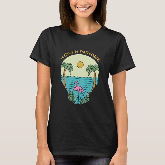 Gömt Paradise T Shirt (Framsida)