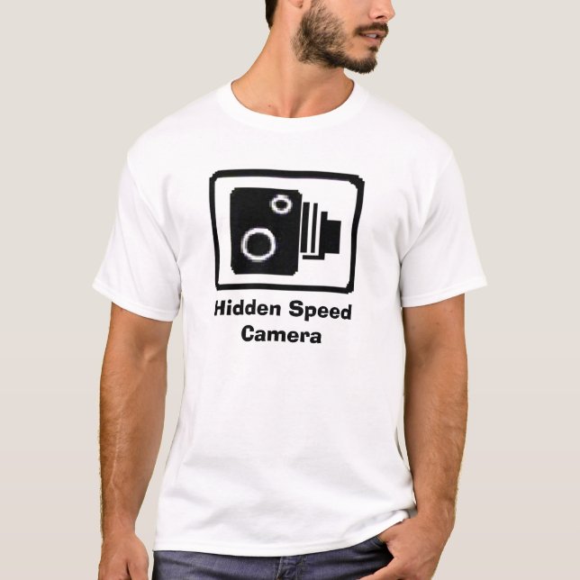 Gömt rusa kameran t-shirt (Framsida)