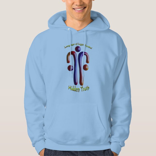 Gömt sanningssymbol hoodie (Framsida)