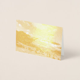 Gömt Sjö Folierat Kort