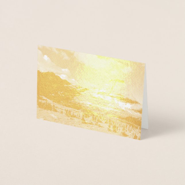 Gömt Sjö Folierat Kort (Framsida)