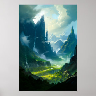 Gömt slott i Valley Poster